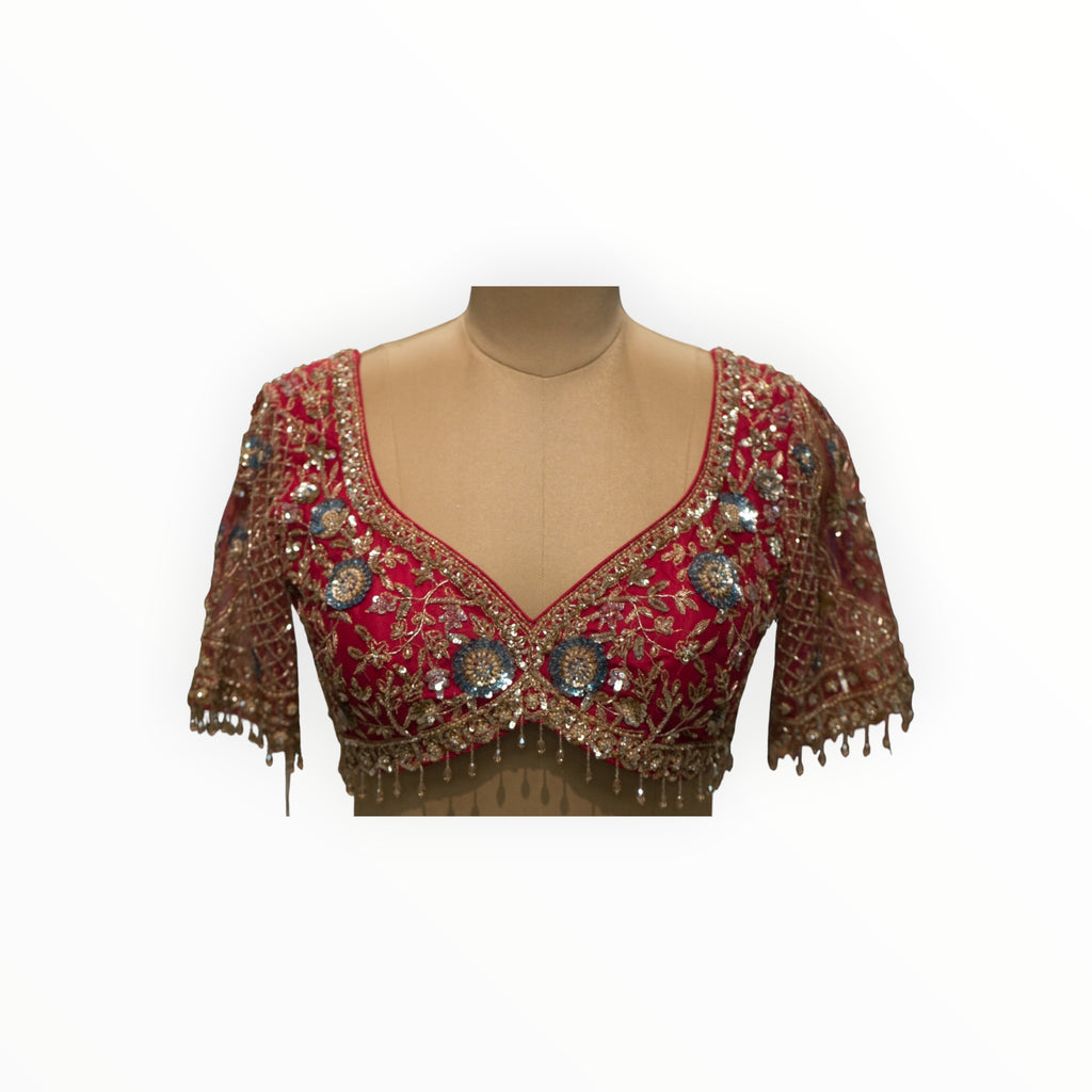 Saree w/ Stitched Blouse DLS15737