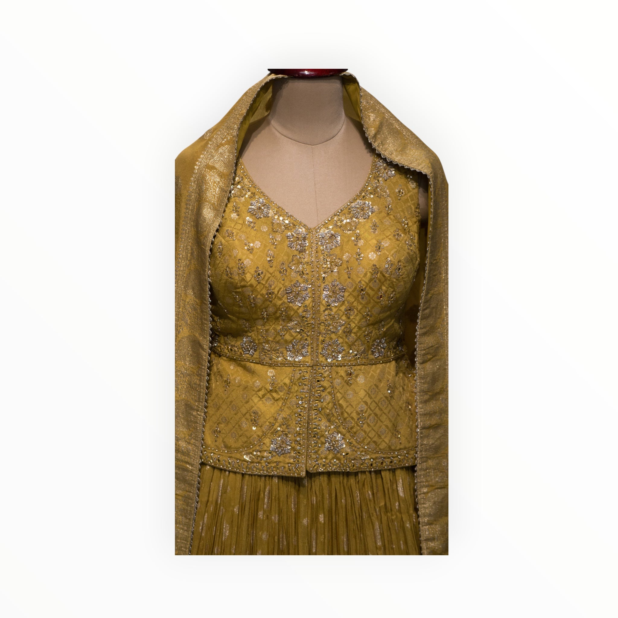 Lehnga w/ Long Choli PLK9718